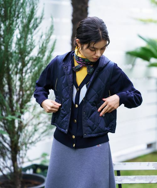CARA O CRUZ / キャラ・オ・クルス テーラードジャケット | キルティングベスト | 詳細10