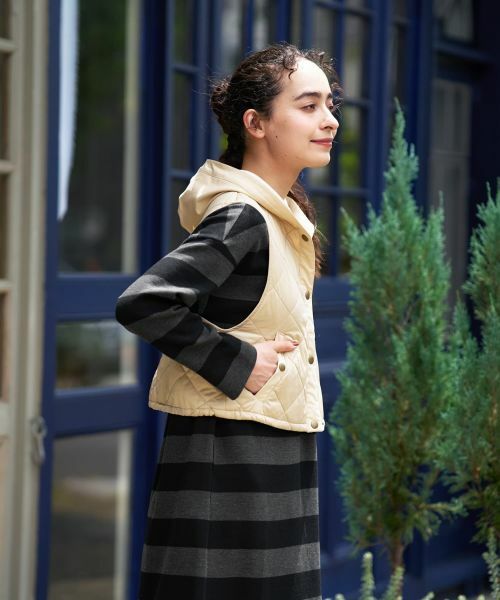 CARA O CRUZ / キャラ・オ・クルス テーラードジャケット | キルティングベスト | 詳細21