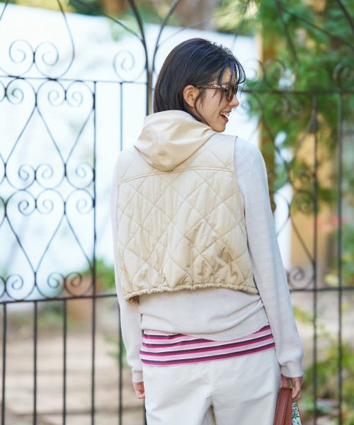 CARA O CRUZ / キャラ・オ・クルス テーラードジャケット | キルティングベスト | 詳細4
