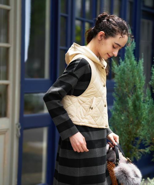 CARA O CRUZ / キャラ・オ・クルス テーラードジャケット | キルティングベスト | 詳細10