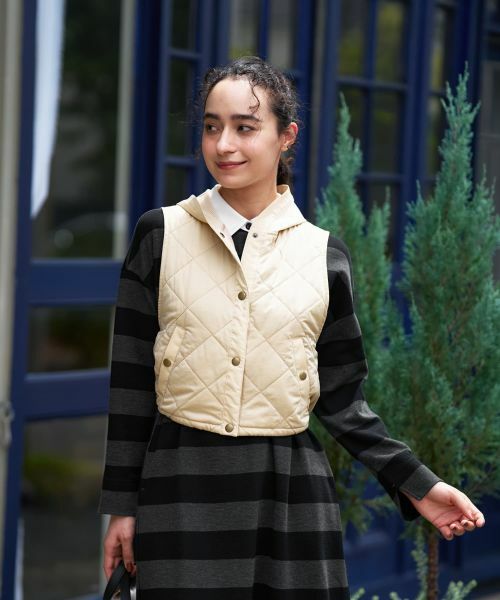 CARA O CRUZ / キャラ・オ・クルス テーラードジャケット | キルティングベスト | 詳細13