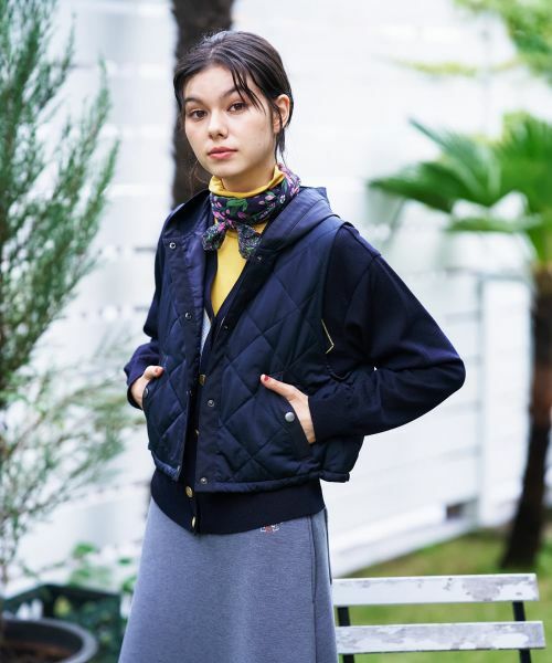 CARA O CRUZ / キャラ・オ・クルス テーラードジャケット | キルティングベスト | 詳細2