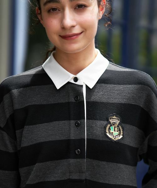 CARA O CRUZ / キャラ・オ・クルス ドレス | ポロシャツボーダーワンピース | 詳細15