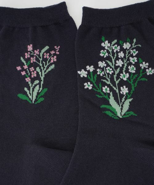CARA O CRUZ / キャラ・オ・クルス ソックス | ボタニカル柄ショートソックス | 詳細11