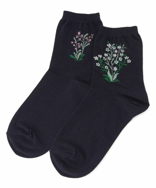 CARA O CRUZ / キャラ・オ・クルス ソックス | ボタニカル柄ショートソックス | 詳細7