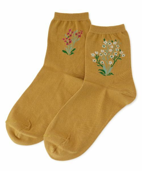 CARA O CRUZ / キャラ・オ・クルス ソックス | ボタニカル柄ショートソックス | 詳細8