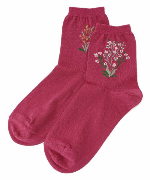 CARA O CRUZ / キャラ・オ・クルス ソックス | ボタニカル柄ショートソックス | 詳細9