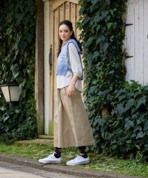 CARA O CRUZ / キャラ・オ・クルス ミニ・ひざ丈スカート | 【撥水】イージースカート | 詳細11