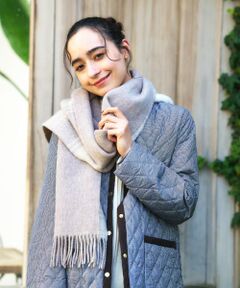 CARA O CRUZ / キャラ・オ・クルス マフラー・ショール・スヌード・ストール | チェックフリンジストール