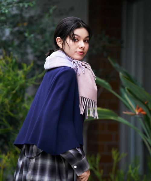 CARA O CRUZ / キャラ・オ・クルス マフラー・ショール・スヌード・ストール | チェックマフラー | 詳細3
