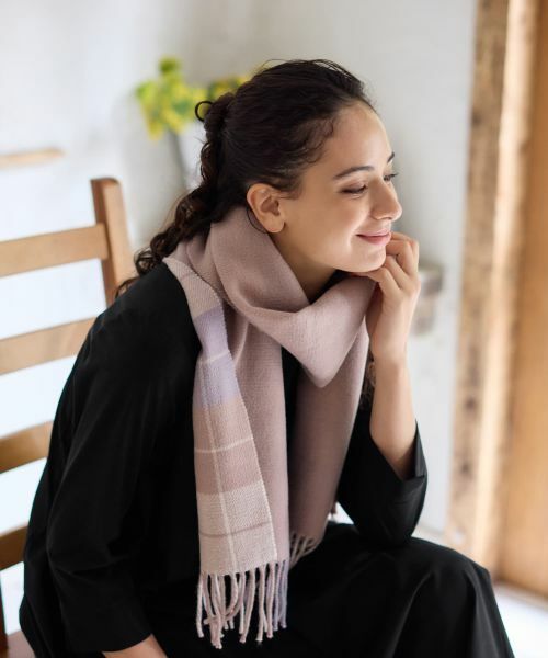 CARA O CRUZ / キャラ・オ・クルス マフラー・ショール・スヌード・ストール | チェックマフラー | 詳細6