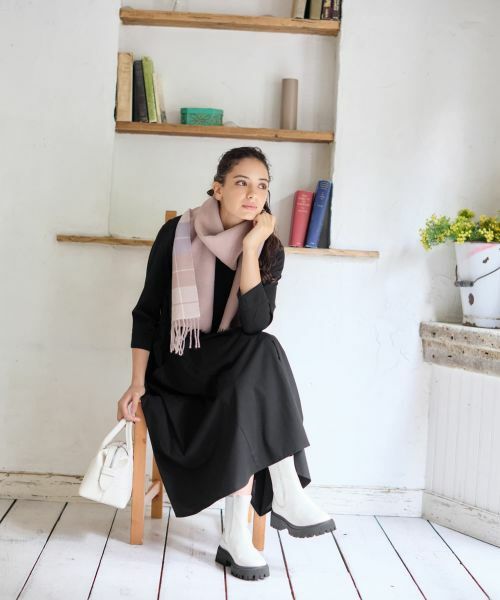 CARA O CRUZ / キャラ・オ・クルス マフラー・ショール・スヌード・ストール | チェックマフラー | 詳細8