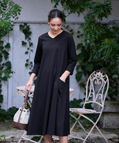 CARA O CRUZ / キャラ・オ・クルス ドレス | Vネックワンピース | 詳細1