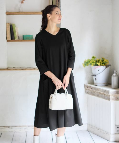 CARA O CRUZ / キャラ・オ・クルス ドレス | Vネックワンピース | 詳細11