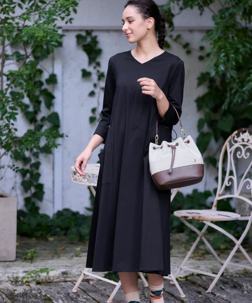 CARA O CRUZ / キャラ・オ・クルス ドレス | Vネックワンピース | 詳細2