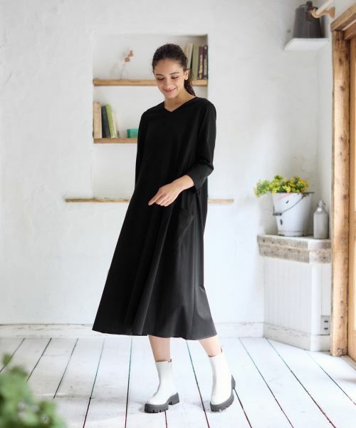 CARA O CRUZ / キャラ・オ・クルス ドレス | Vネックワンピース | 詳細24