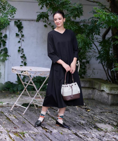 CARA O CRUZ / キャラ・オ・クルス ドレス | Vネックワンピース | 詳細28