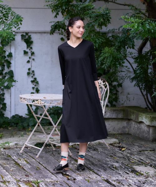 CARA O CRUZ / キャラ・オ・クルス ドレス | Vネックワンピース | 詳細30