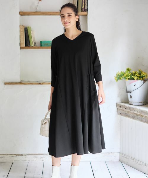 CARA O CRUZ / キャラ・オ・クルス ドレス | Vネックワンピース | 詳細9