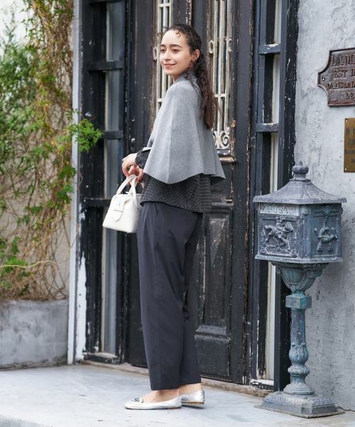 CARA O CRUZ / キャラ・オ・クルス その他小物 | 襟付きニットポンチョ【ピンクリボン】 | 詳細26