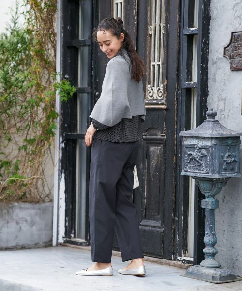 CARA O CRUZ / キャラ・オ・クルス その他小物 | 襟付きニットポンチョ【ピンクリボン】 | 詳細27