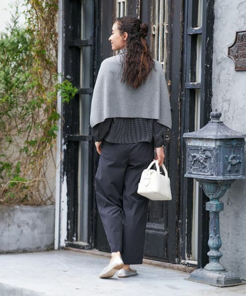 CARA O CRUZ / キャラ・オ・クルス その他小物 | 襟付きニットポンチョ【ピンクリボン】 | 詳細28