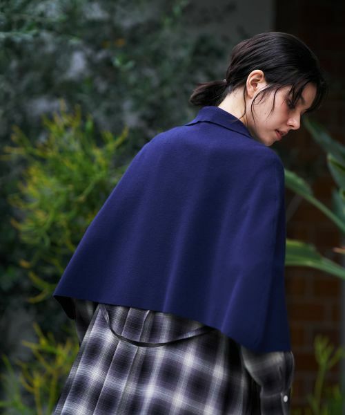 CARA O CRUZ / キャラ・オ・クルス その他小物 | 襟付きニットポンチョ【ピンクリボン】 | 詳細9