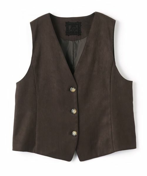 CARA O CRUZ / キャラ・オ・クルス テーラードジャケット | スエードVネックベスト【35th】 | 詳細25