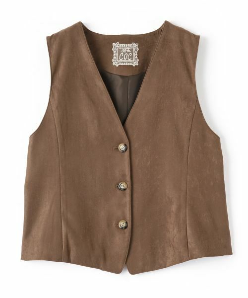 CARA O CRUZ / キャラ・オ・クルス テーラードジャケット | スエードVネックベスト【35th】 | 詳細26