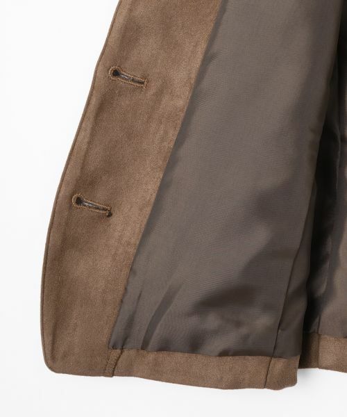 CARA O CRUZ / キャラ・オ・クルス テーラードジャケット | スエードVネックベスト【35th】 | 詳細29