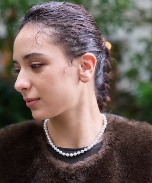 CARA O CRUZ / キャラ・オ・クルス ネックレス・ペンダント・チョーカー | パール調ショートネックレス | 詳細1