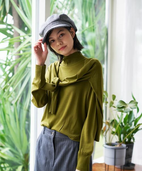 CARA O CRUZ / キャラ・オ・クルス カーディガン・ボレロ | 【質感のいい】クルーネックカーディガン【ZEGNA BARUFFA】 | 詳細13