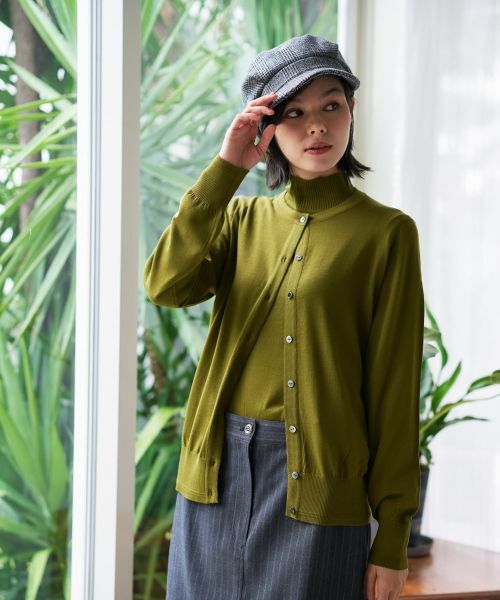 CARA O CRUZ / キャラ・オ・クルス カーディガン・ボレロ | クルーネックカーディガン【ZEGNA BARUFFA】 | 詳細11