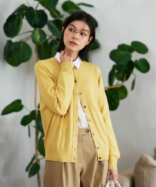 CARA O CRUZ / キャラ・オ・クルス カーディガン・ボレロ | クルーネックカーディガン【ZEGNA BARUFFA】 | 詳細7