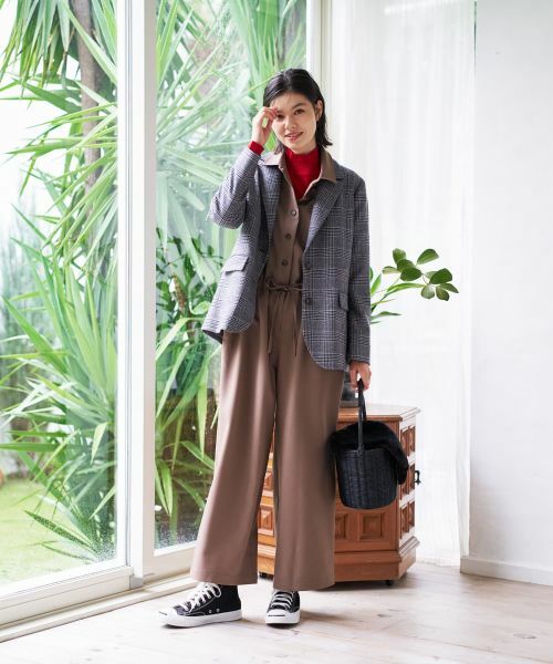 CARA O CRUZ / キャラ・オ・クルス テーラードジャケット | グレンチェックブレザー | 詳細12