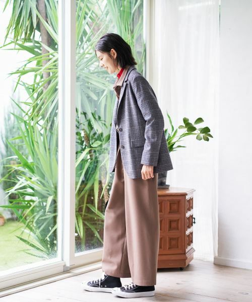 CARA O CRUZ / キャラ・オ・クルス テーラードジャケット | グレンチェックブレザー | 詳細14