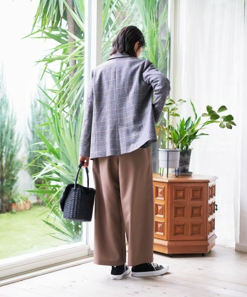 CARA O CRUZ / キャラ・オ・クルス テーラードジャケット | グレンチェックブレザー | 詳細16