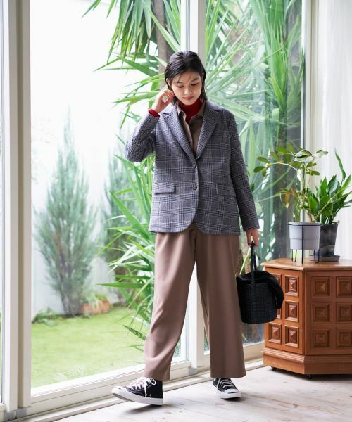 CARA O CRUZ / キャラ・オ・クルス テーラードジャケット | グレンチェックブレザー | 詳細19