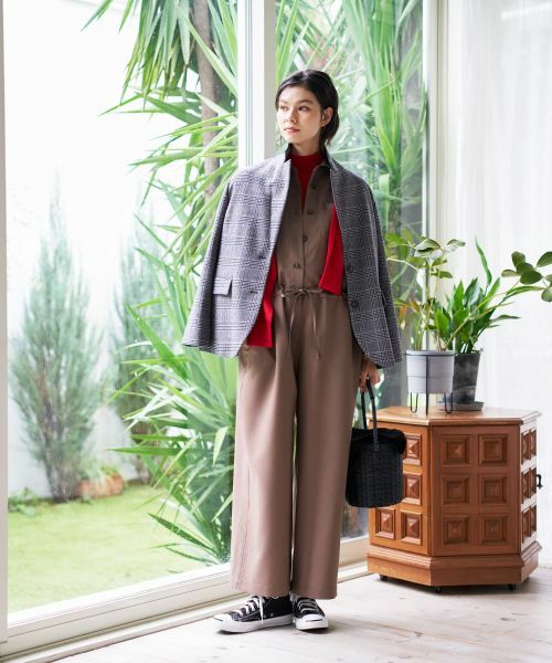 CARA O CRUZ / キャラ・オ・クルス テーラードジャケット | グレンチェックブレザー | 詳細20