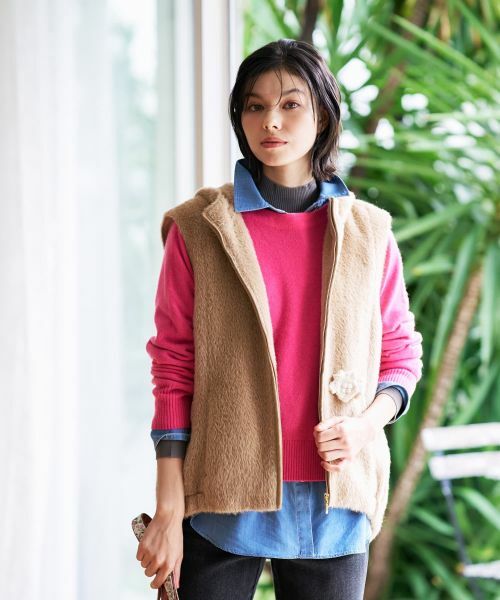 CARA O CRUZ / キャラ・オ・クルス テーラードジャケット | フーデッドジップベスト | 詳細1