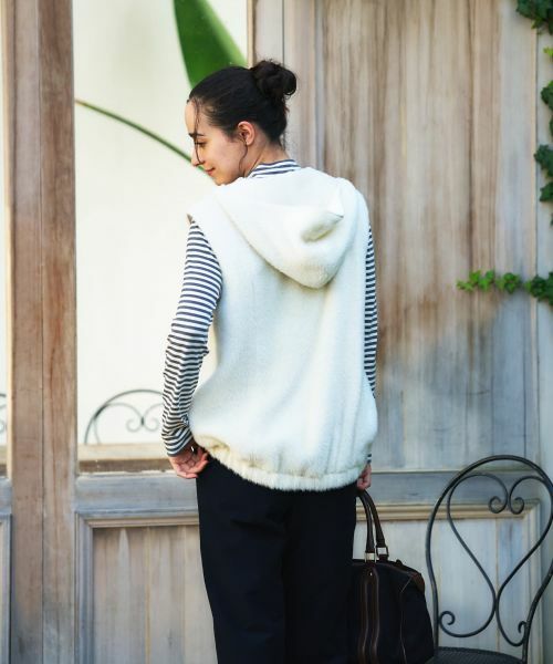 CARA O CRUZ / キャラ・オ・クルス テーラードジャケット | フーデッドジップベスト | 詳細14