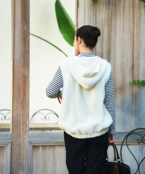 CARA O CRUZ / キャラ・オ・クルス テーラードジャケット | フーデッドジップベスト | 詳細15