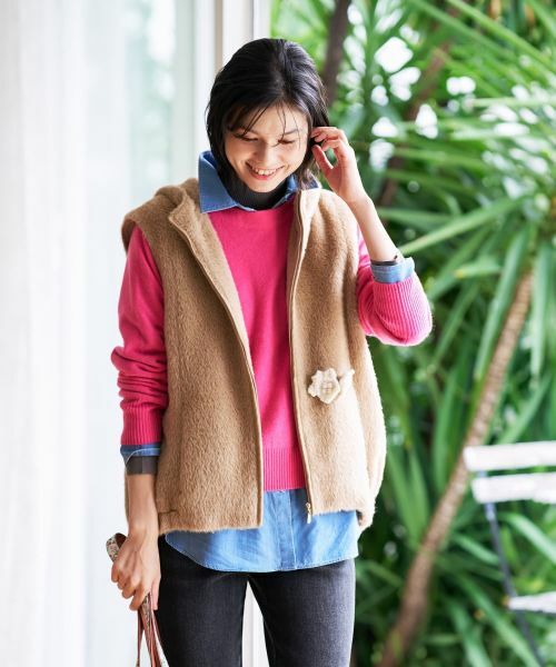 CARA O CRUZ / キャラ・オ・クルス テーラードジャケット | フーデッドジップベスト | 詳細2