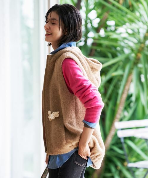 CARA O CRUZ / キャラ・オ・クルス テーラードジャケット | フーデッドジップベスト | 詳細4