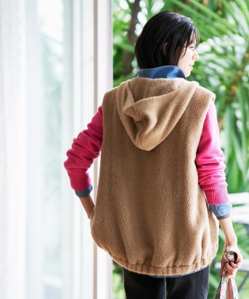 CARA O CRUZ / キャラ・オ・クルス テーラードジャケット | フーデッドジップベスト | 詳細6