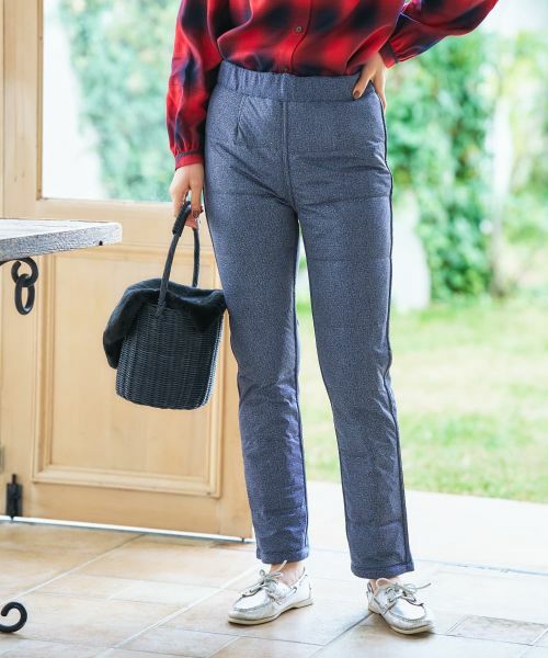 CARA O CRUZ / キャラ・オ・クルス その他パンツ | 暖リバーシブルダウン混パンツ | 詳細13