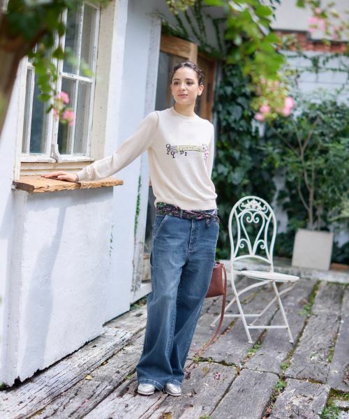 CARA O CRUZ / キャラ・オ・クルス デニムパンツ | ペインターワイドデニムパンツ | 詳細21