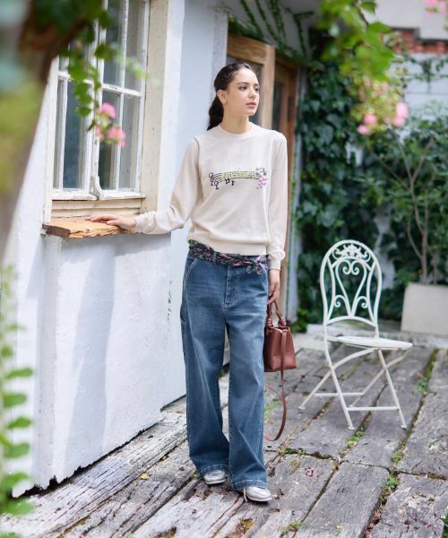 CARA O CRUZ / キャラ・オ・クルス デニムパンツ | ペインターワイドデニムパンツ | 詳細22