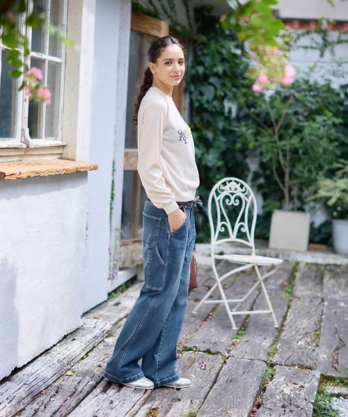 CARA O CRUZ / キャラ・オ・クルス デニムパンツ | ペインターワイドデニムパンツ | 詳細24