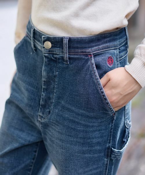 CARA O CRUZ / キャラ・オ・クルス デニムパンツ | ペインターワイドデニムパンツ | 詳細26